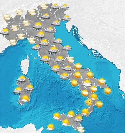 previsioni meteo del week end
