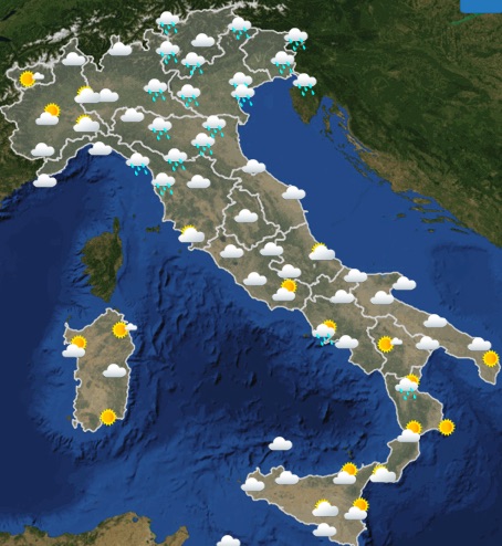 Meteo Italia previsioni del tempo di oggi mercoledì 29 maggio 2019 00 - meteoweek.com