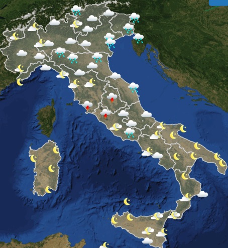 Meteo Italia previsioni del tempo di oggi mercoledì 29 maggio 2019 12 - meteoweek.com