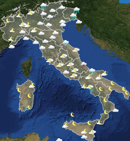 Meteo Italia previsioni del tempo di oggi mercoledì 29 maggio 2019 18 - meteoweek.com