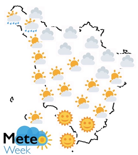 Meteo Toscana mercoledì 22 maggio 2019 - meteoweek.com