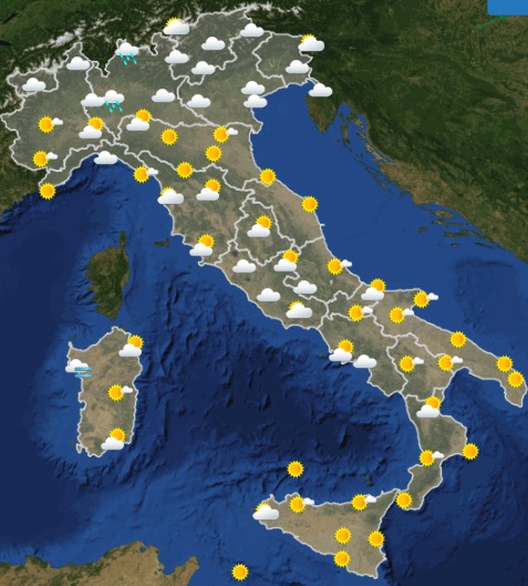 Meteo sabato 06-12 11 maggio 2019 - meteoweek.com