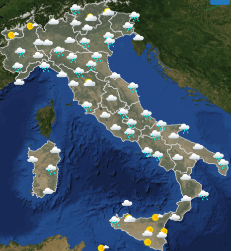 Meteo Italia previsioni del tempo 27 maggio 2019 - meteoweek.com