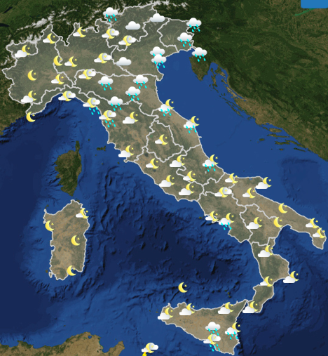 Meteo Italia mercoledì 29 maggio 2019 - meteoweek.com