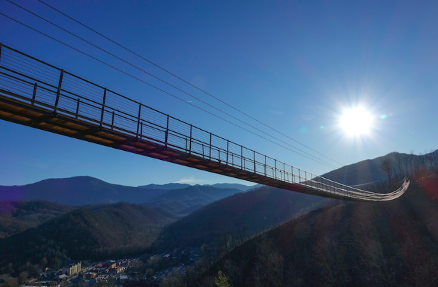 SkyBridge il Ponte sospeso più lungo di tutti gli Stati Uniti d'America