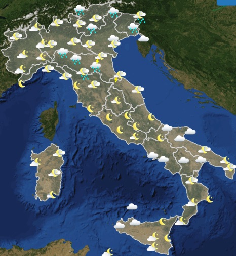 Meteo Italia previsioni del tempo di oggi sabato 22 giugno 2019 ore 18 - meteoweek.com