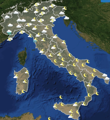 Meteo Italia previsioni del tempo oggi giovedì 6 giugno 2019 ore 18 - meteoweek.com