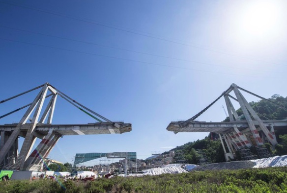 Ponte Morandi ore 09 previsto il crollo controllato con dinamite - meteoweek.com