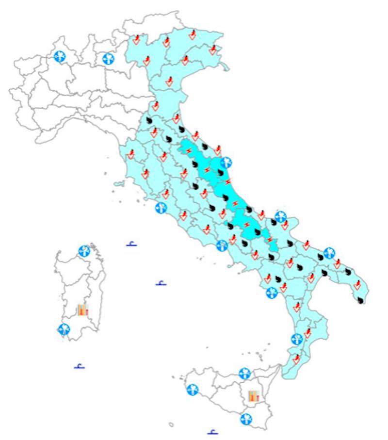 Allerta Arancione Meteo peggioramento condizioni meteorologiche maltempo piogge e temporali - meteoweek.com