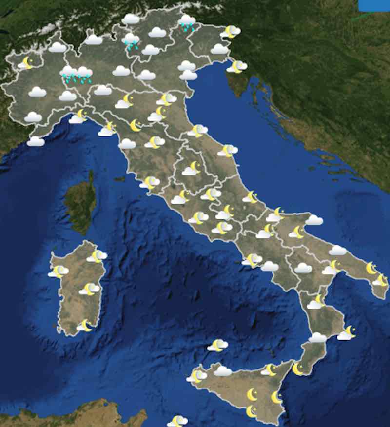 Meteo oggi previsioni del tempo di domenica 14 luglio 2019 ore 18 - meteoweek.com