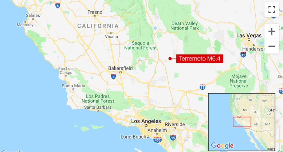 Terremoto magnitudo 6.4 colpisce la California del Sud scossa fortissima - meteoweek.com