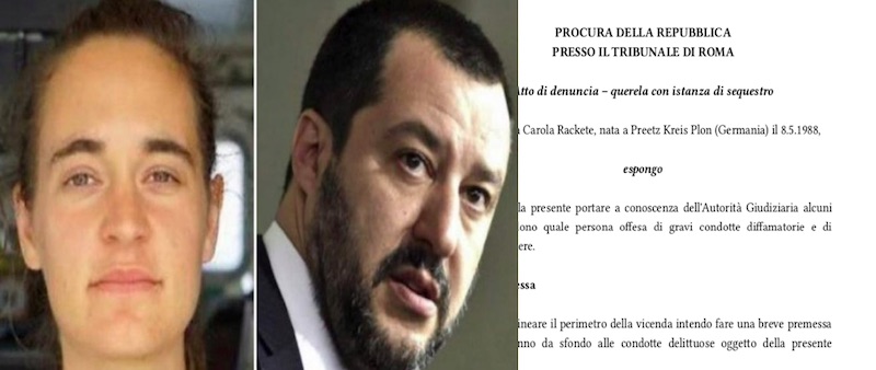 denuncia Carola Rackete Matteo Salvini - meteoweek.com