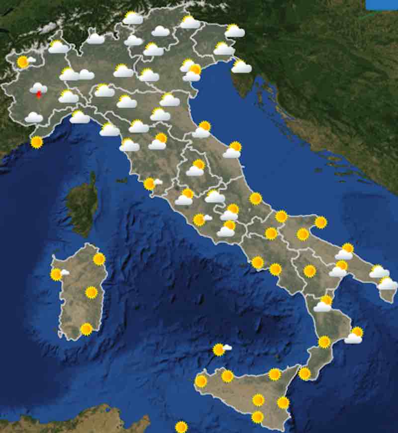 mappe ore 06 - Previsioni Meteo venerdì 19 luglio 2019 in Italia - meteoweek.com