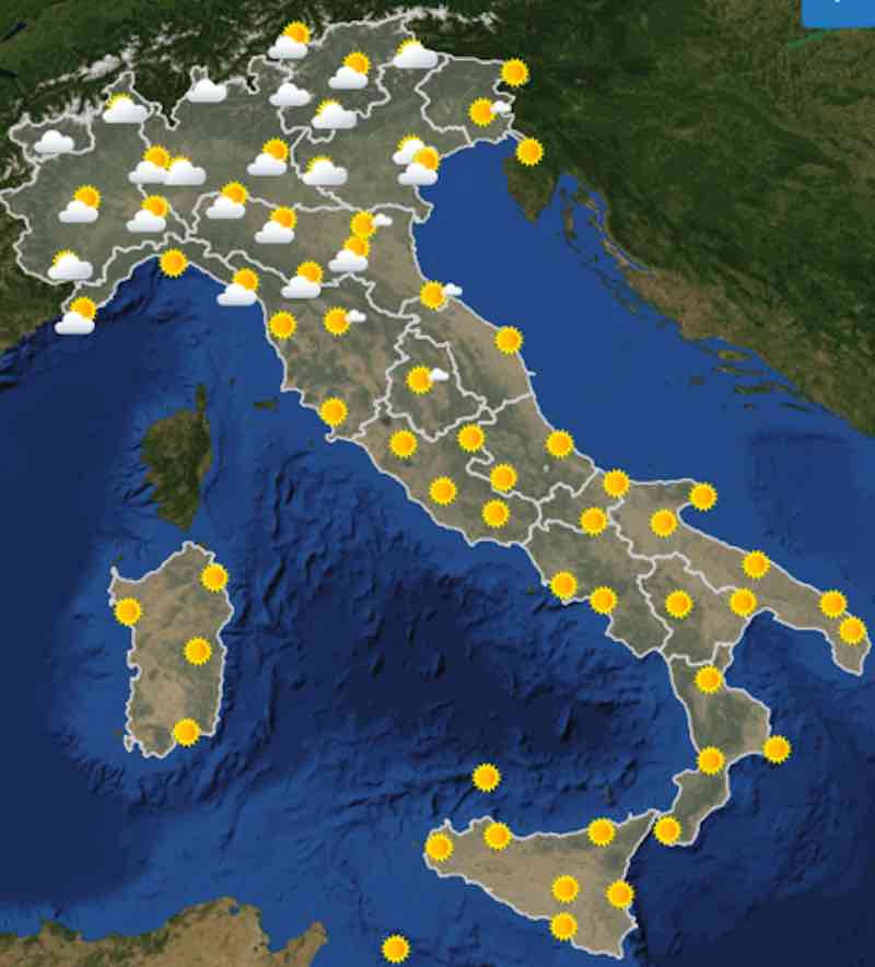 mappe ore 6 - previsioni meteo Sabato 20 luglio 2019 - meteoweek.com