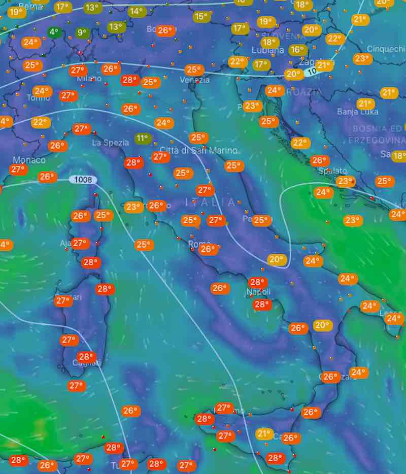 temperature domenica - Meteo oggi, domani e dopodomani previsioni del tempo da domenica a martedì - meteoweek.com