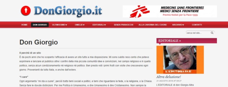 Don Giorgio: nuovo Governo instabile ma sempre meglio di Salvini | VIDEO