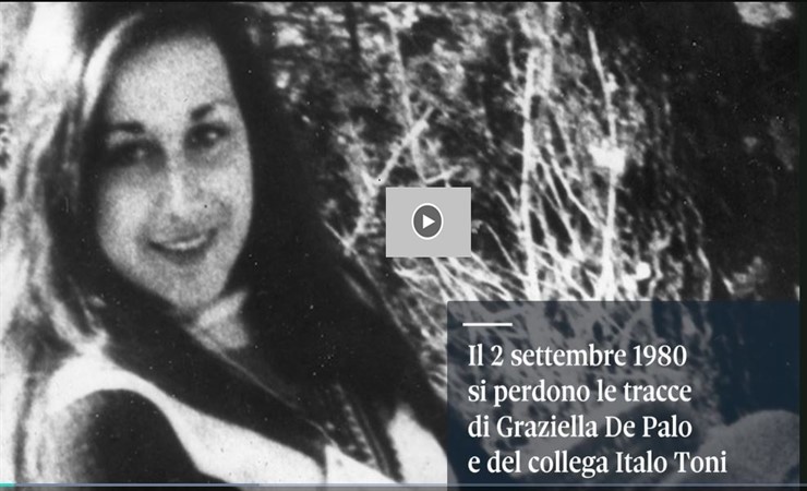 Italo Toni e Graziella De Palo | I due giornalisti scomparsi 39 anni fa