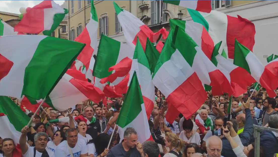 manifestazione roma record