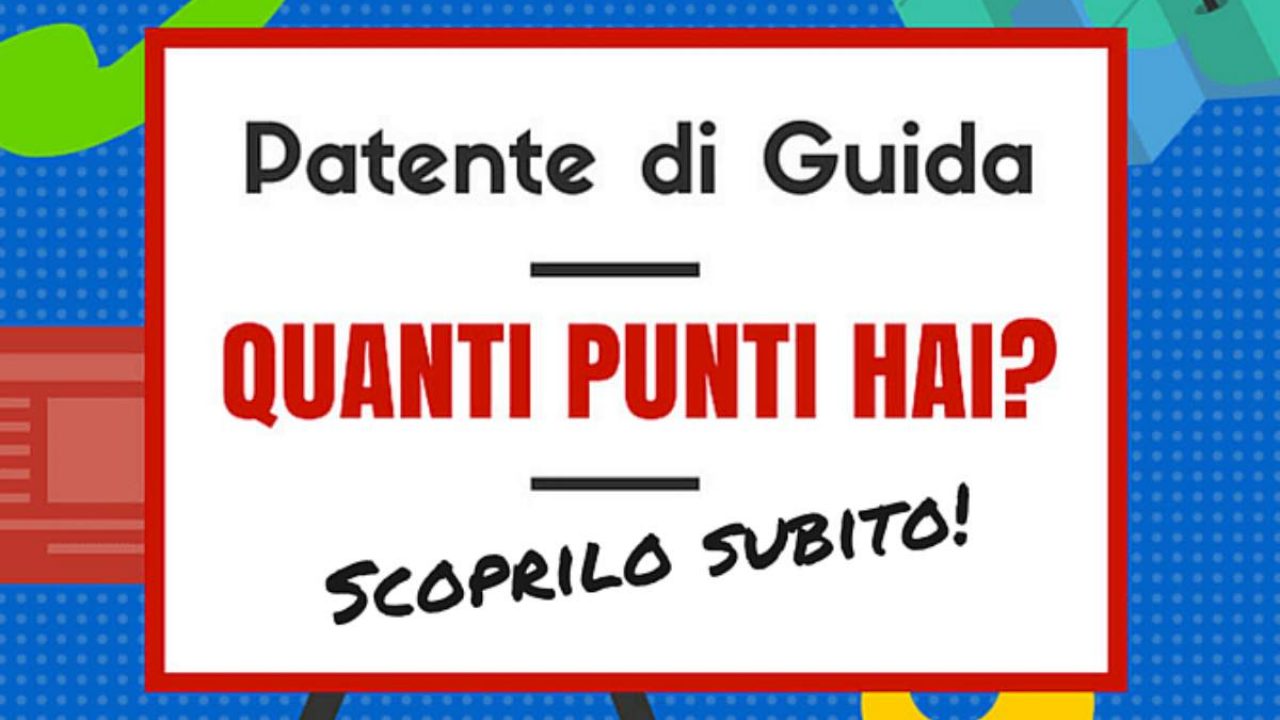 Patente A Punti Scopri Come Verificare Il Tuo Saldo Autonomamente