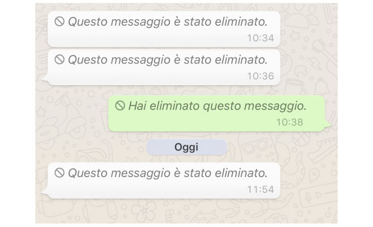 Whatsapp messaggio eliminato? Si può recuperare. Ecco come - meteoweek.com