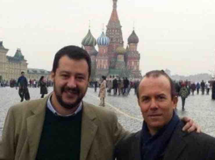 Gianluca Savoini con Matteo Salvini chi e - meteoweek