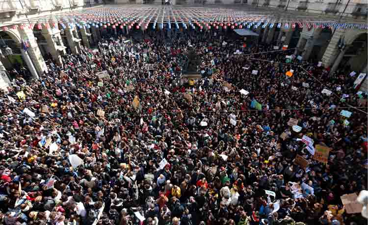 Fridays for future manifestazione