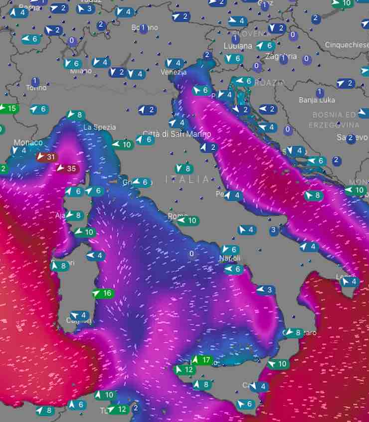 Meteo oggi martedì 12 novembre Allerta Meteo piogge e rovesci