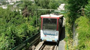 CADE ALBERO SU FUNICOLARE CAPRI