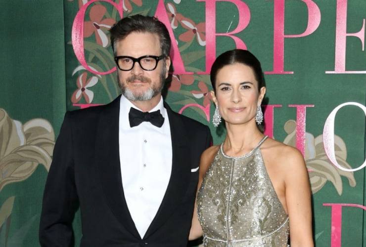 Colin Firth e la moglie italiana - meteoweek