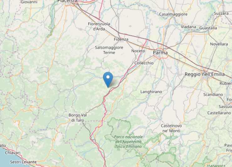 Forte Scossa di Terremoto a Parma – Solignano