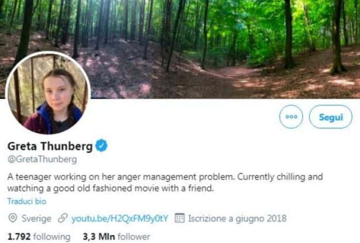 Greta Thunberg twitter