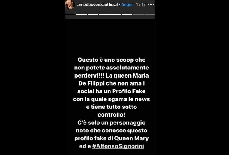 Maria De Filippi ha una profilo fake meteoweek