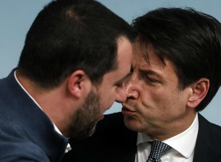 botta e risposta salvini conte