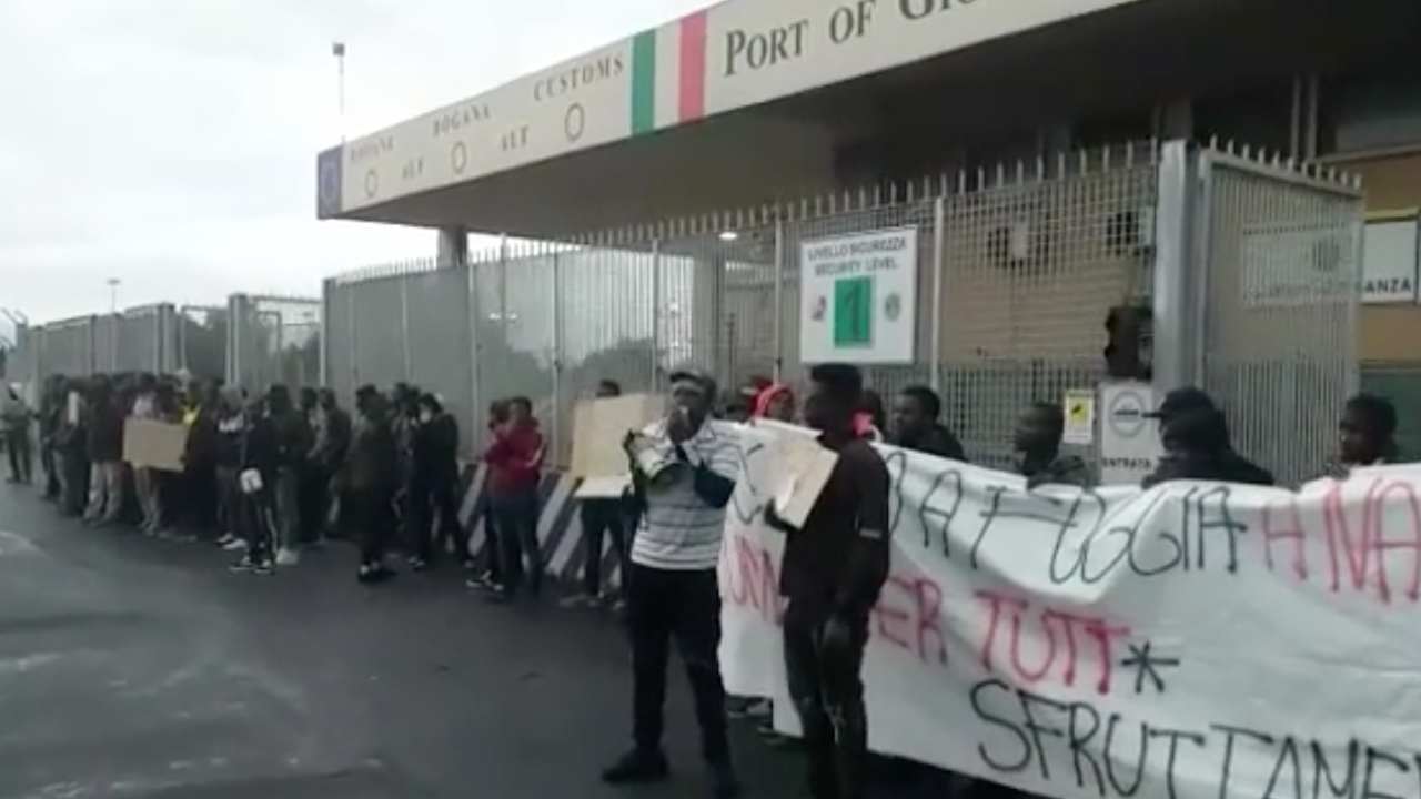protesta migranti