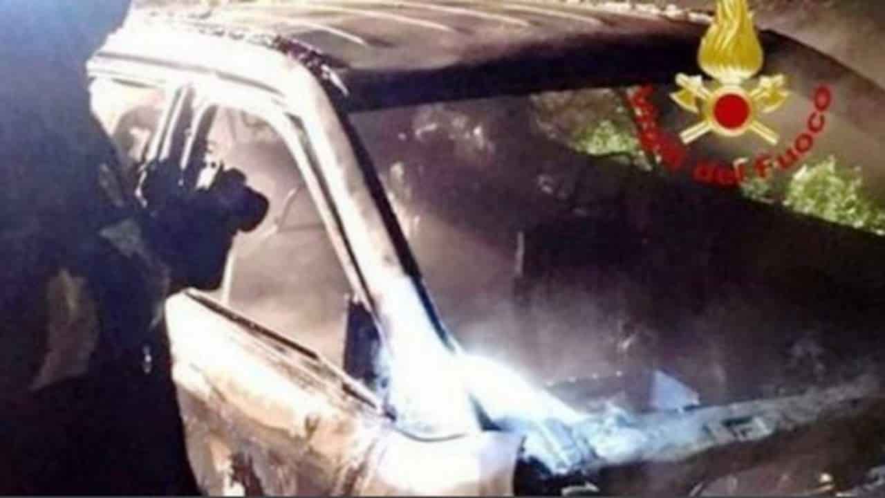 Giuseppe Catalano - morto, auto in fiamme a Roma