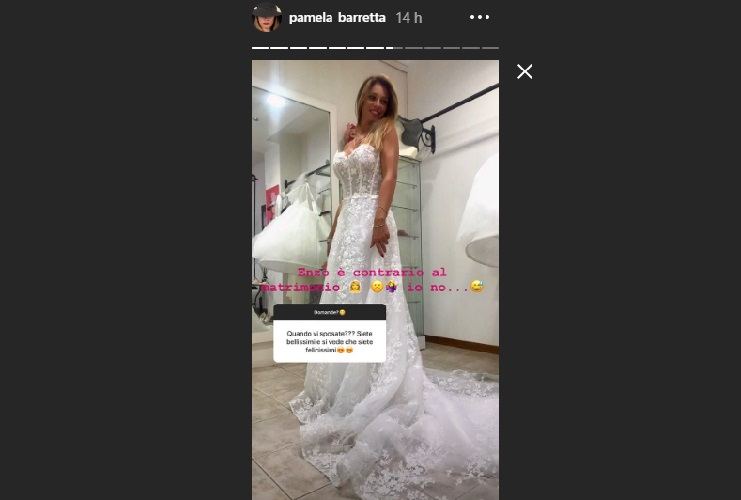 Pamela Barretta e Enzo matrimonio