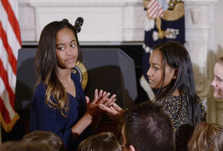 Malia e Sasha obama ieri-meteoweek.com