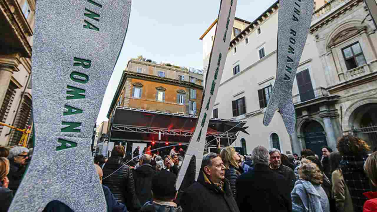 sardine flash mob roma