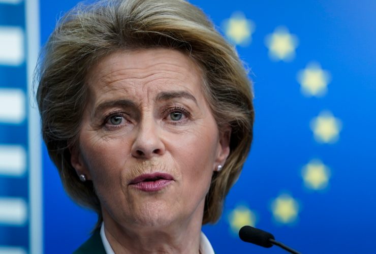 Von der Leyen Italia denaro