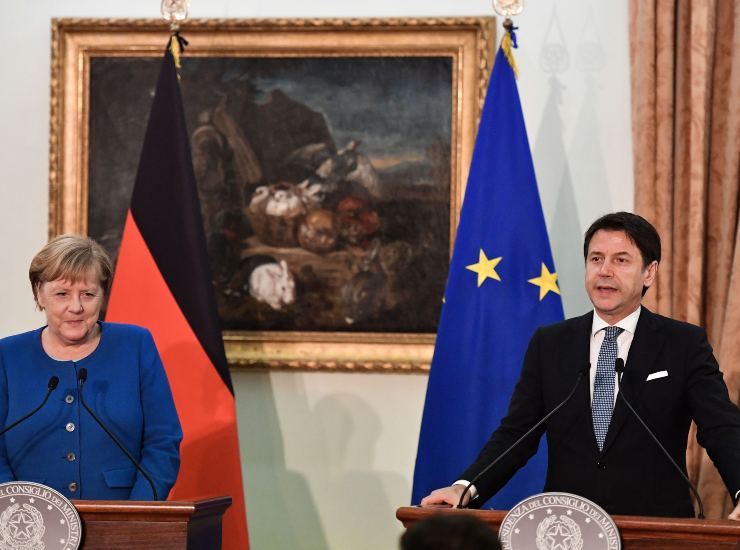 Merkel e Conte 