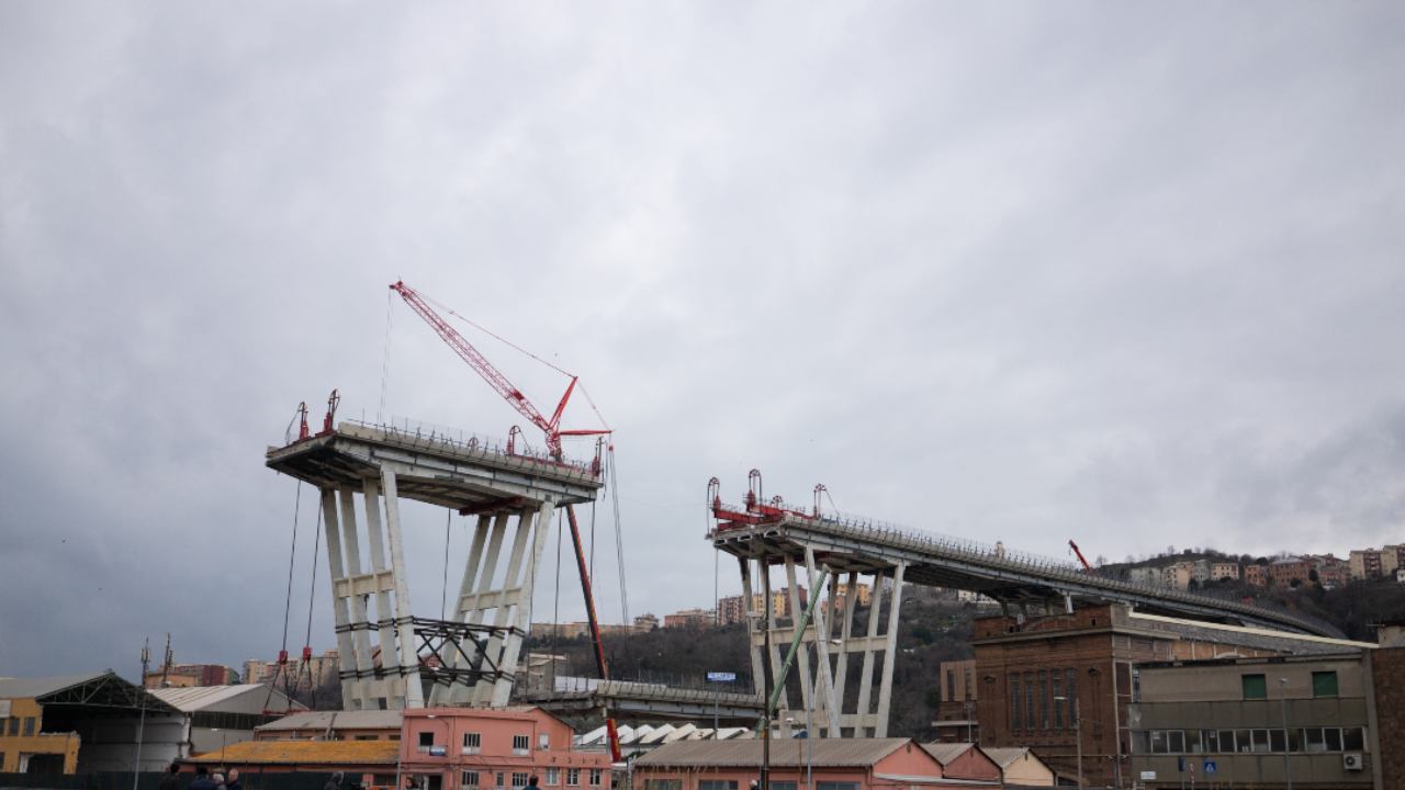 Ponte di Genova - operai coronavirus