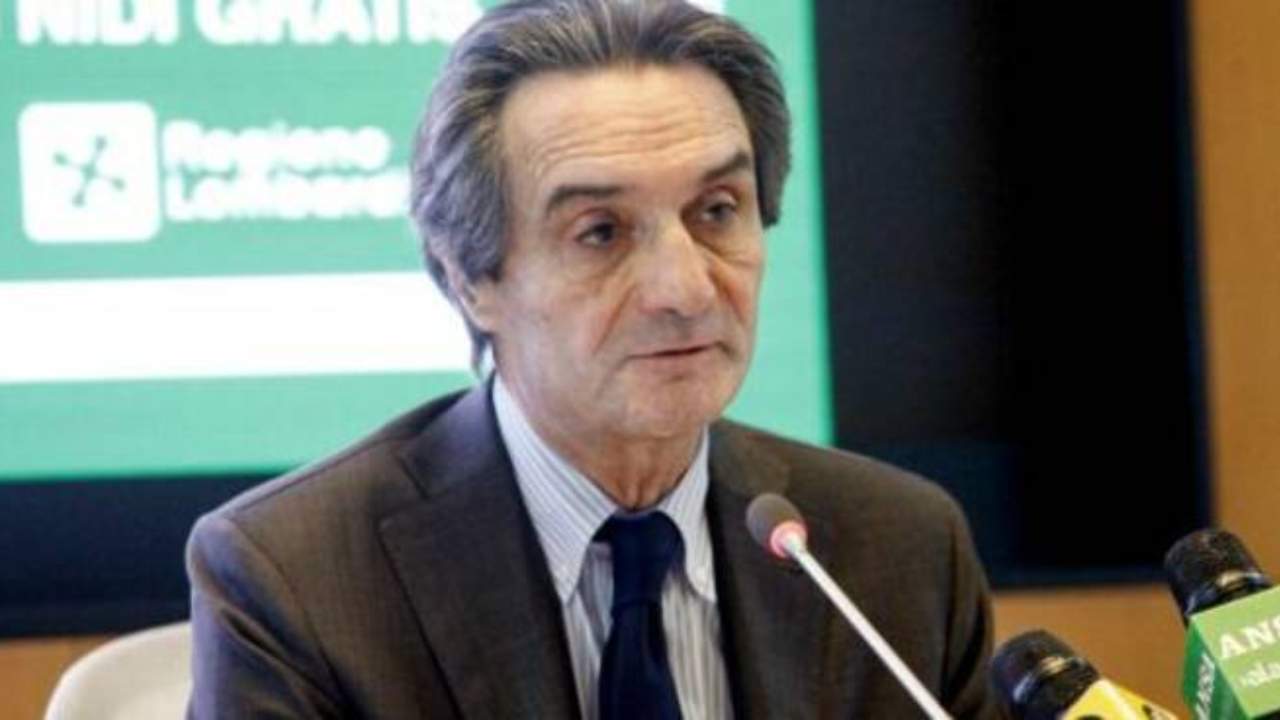 attilio fontana - governatore lombardia - ospedale coronavirus