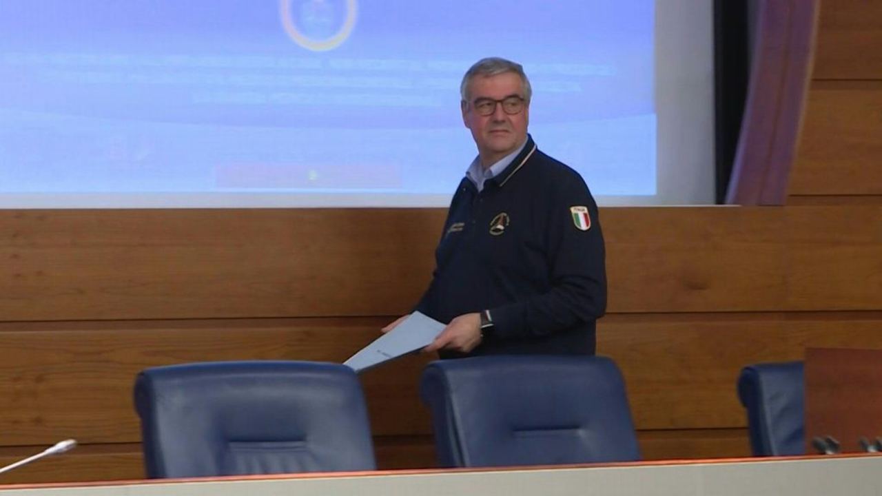 conferenza stampa protezione civile