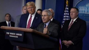 fauci - trump - coronavirus influenza stagionale