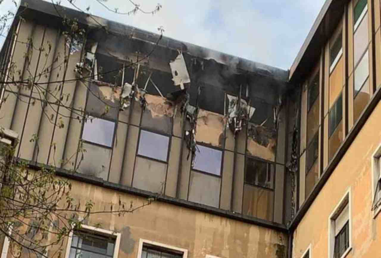 incendio palazzo giustizia 