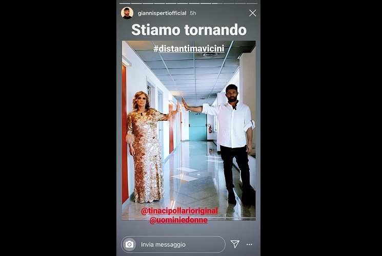 Gianni Sperti incontra Tina Cipollari