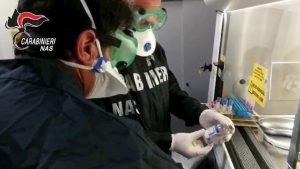 carabinieri nas igienizzanti coronavirus