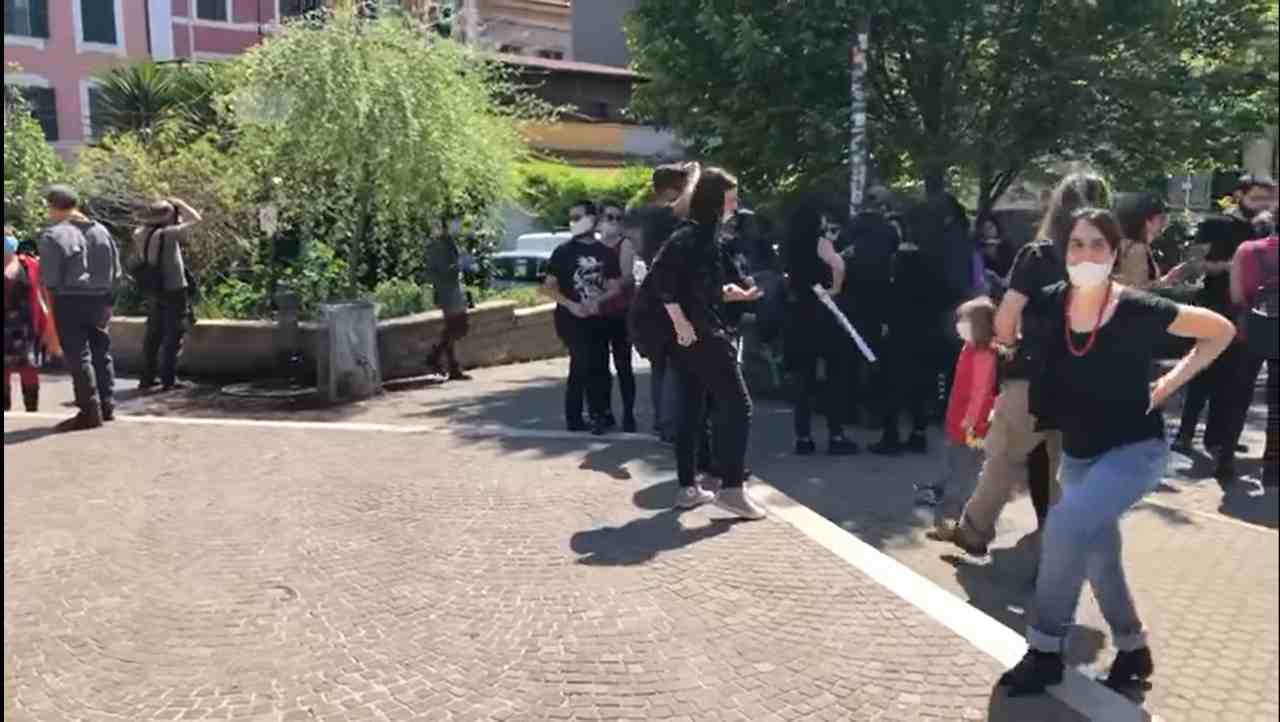 corteo 25 aprile roma