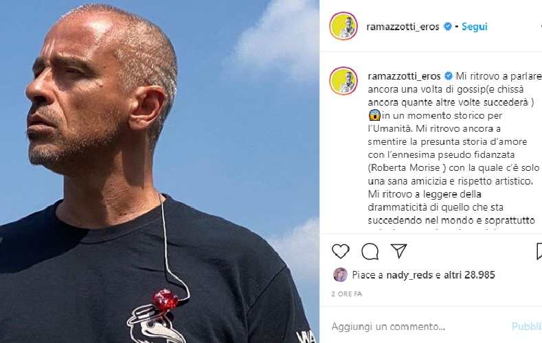 Eros Ramazzotti silenzio