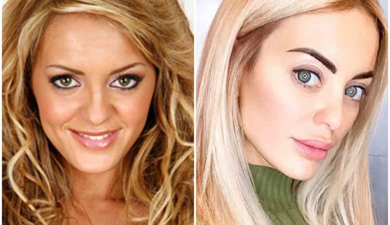 Elena Morali prima e dopo